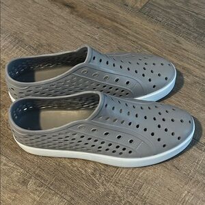Gray Slip-On Men's Shoes